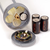 battery chamber for pillar LED candle
