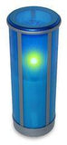 Blue LED flameless wickless electric battery operated grave candle