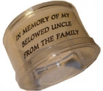 personalized memorial label for LED candle